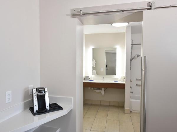 Holiday Inn Express & Suites - Orlando - Southeast, an IHG Hotel : photo 1 de la chambre chambre lit king-size pour personnes à mobilité réduite – douche accessible en fauteuil roulant - non-fumeurs