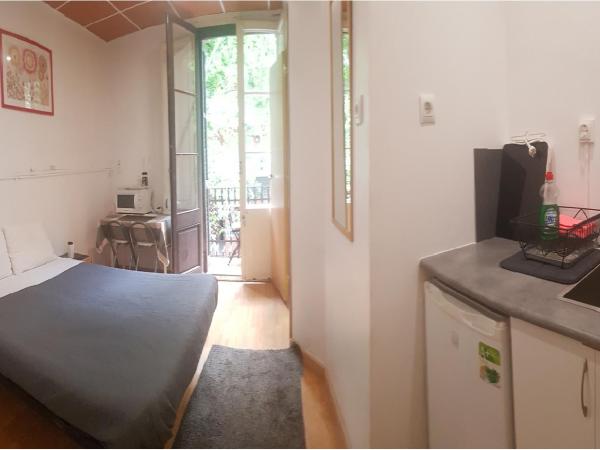 Barcelona Rooms 294 : photo 5 de la chambre chambre familiale avec salle de bains privative, balcon et kitchenette