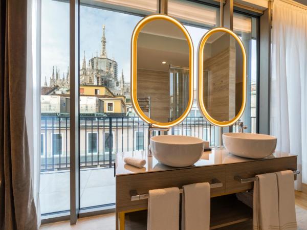 Rosa Grand Milano - Starhotels Collezione : photo 6 de la chambre penthouse panoramique 1 chambre – vue sur dôme
