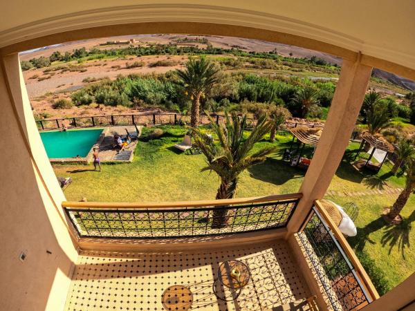 kasbah yu palace : photo 2 de la chambre chambre familiale - vue sur jardin