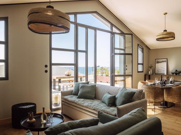Le Garage Biarritz Hôtel : photo 3 de la chambre suite panorama avec terrasse - vue partielle sur océan