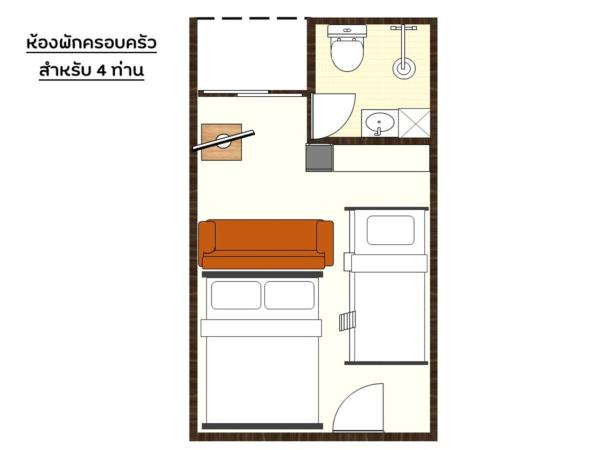 Don Muang Hotel : photo 1 de la chambre chambre familiale (4 adultes) 