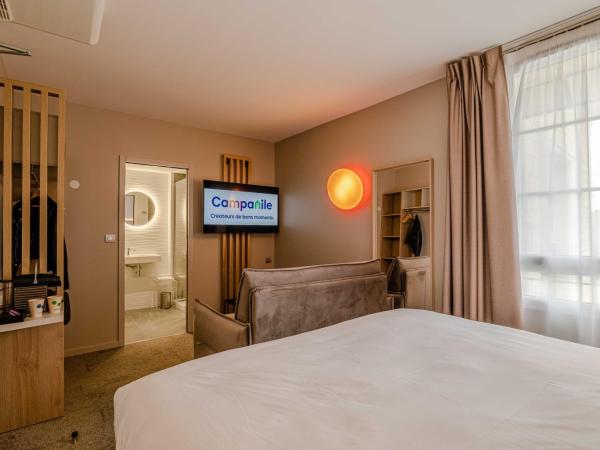 Campanile Caen Centre Gare : photo 2 de la chambre chambre triple avec 1 lit queen-size et 1 lit simple