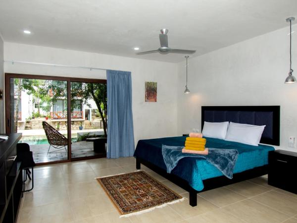 Hotel Casa Tortuga Tulum - Cenotes Park Inclusive : photo 7 de la chambre suite 1 bed with pool view