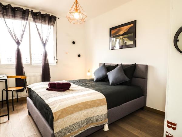 HOMEY LA COLOC DU 40 - Colocation haut de gamme de 4 chambres uniques et privées - Proche transports en commun - Aux portes de Genève : photo 7 de la chambre chambre double standard