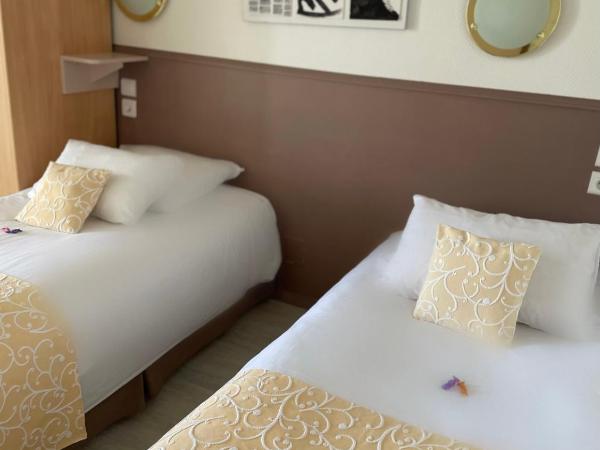 Hôtel Côté Sud Léman : photo 1 de la chambre chambre lits jumeaux