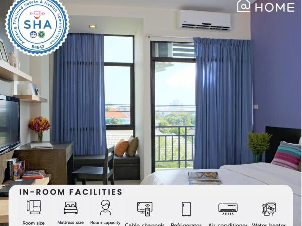 @Home Residence : photo 2 de la chambre studio lit queen-size