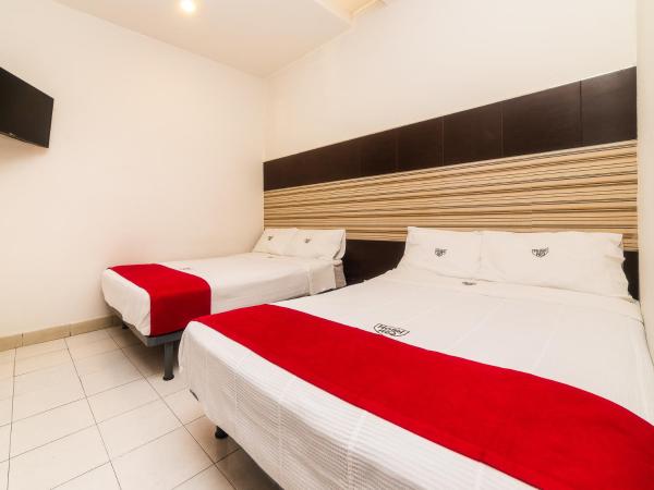 Hotel Río Puebla Centro : photo 3 de la chambre chambre quadruple standard