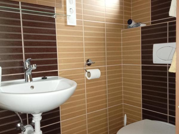 Borostyán Vendégház Eger : photo 3 de la chambre chambre lit queen-size - vue sur jardin