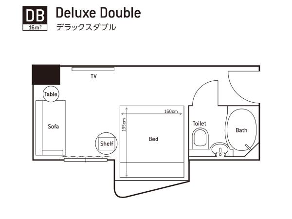 Hotel Resol Nagoya : photo 1 de la chambre chambre double de luxe - non-fumeurs