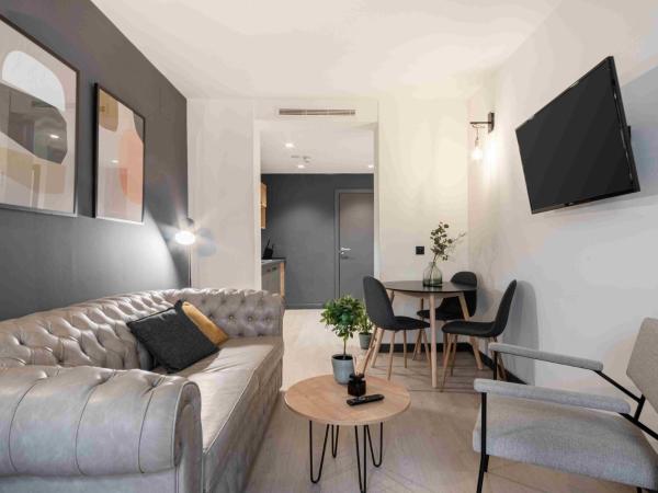limehome Madrid Calle de la Madera - Digital Access : photo 4 de la chambre appartement 1 chambre xl - accessible aux personnes à mobilité réduite