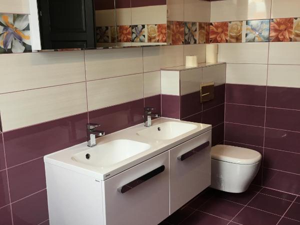 Mosoly Szallashely : photo 3 de la chambre suite lit queen-size avec baignoire spa