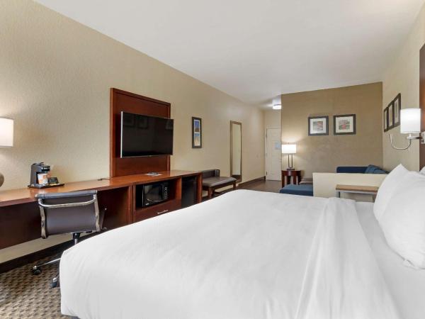 Comfort Inn & Suites Near Six Flags & Medical Center : photo 7 de la chambre suite lit king-size – non-fumeurs