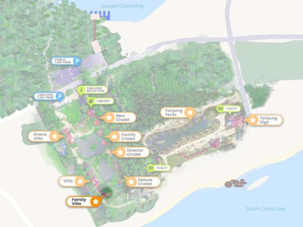 Tanjung Inn : photo 6 de la chambre chambre familiale - vue sur jardin