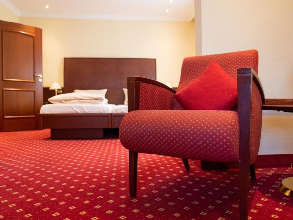 Hotel Haus am Zoo : photo 6 de la chambre chambre triple confort avec vue sur jardin