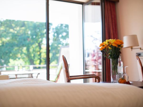 Hotel Haus am Zoo : photo 3 de la chambre chambre double - vue sur jardin