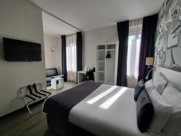 The Originals Boutique, Hôtel de l'Univers, Montluçon : photo 9 de la chambre chambre quadruple