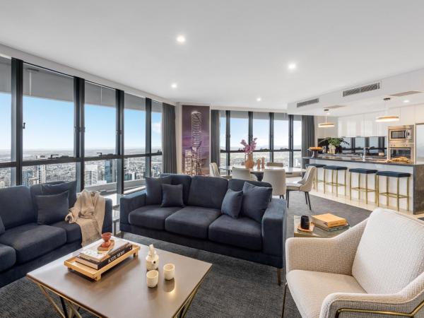 Meriton Suites Herschel Street, Brisbane : photo 1 de la chambre penthouse 3 chambres - vue sur espaces verts 