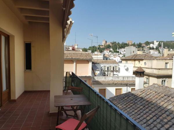 Nest Style Granada : photo 2 de la chambre penthouse - vue sur alhambra