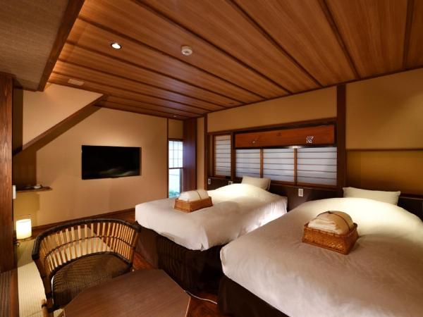 Muromachi Yutone Kyokoyado : photo 1 de la chambre chambre triple avec salle de bains privative et tatami au sol - tokiwa