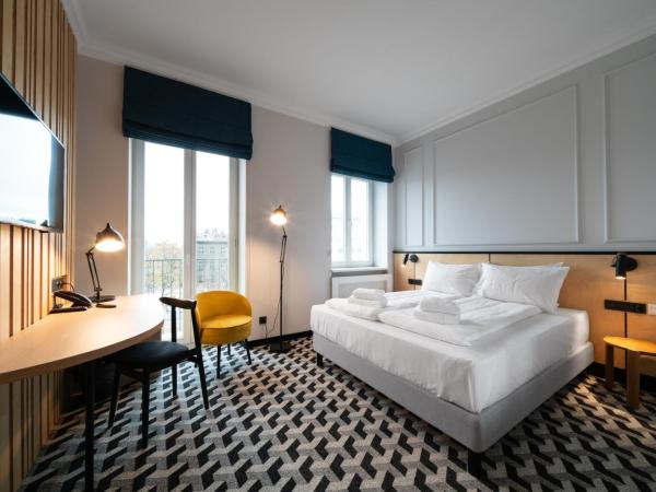 Hotel Tulip Residences Warsaw Targowa : photo 1 de la chambre chambre supérieure - 1 lit queen-size