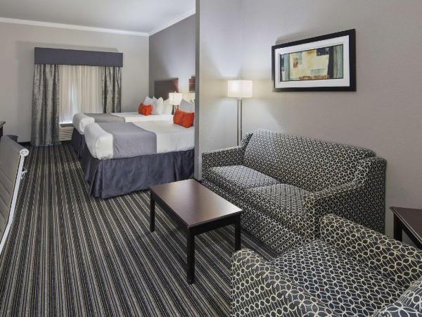 Best Western PLUS Austin Airport Inn & Suites : photo 2 de la chambre suite avec 2 lits queen-size et canapé-lit