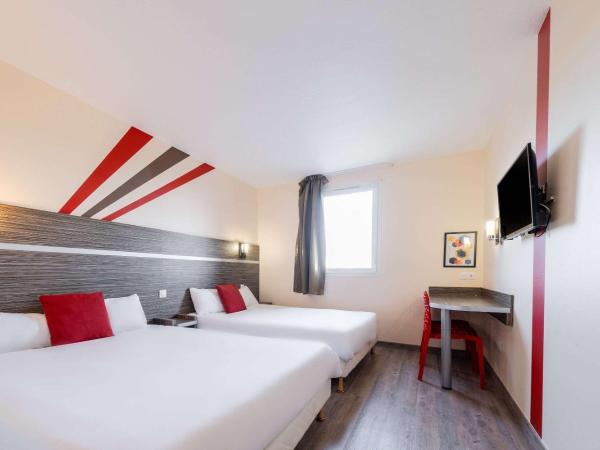 Comfort Hotel Dijon Sud - 21600 LONGVIC : photo 6 de la chambre chambre lit queen-size avec 2 lits simples 