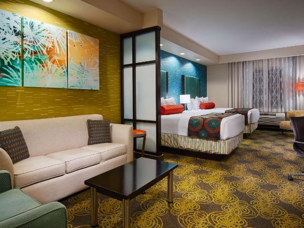 Best Western Premier Ashton Suites - Willowbrook : photo 3 de la chambre suite avec 2 lits queen-size et canapé-lit - non-fumeurs