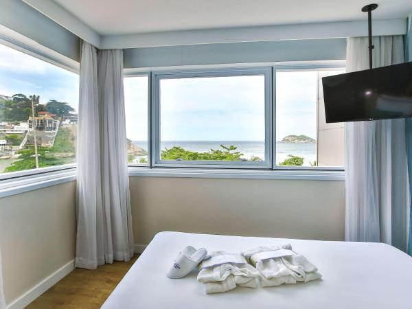 Mercure Rio de Janeiro Barra da Tijuca : photo 8 de la chambre chambre supérieure avec lit double - vue sur océan