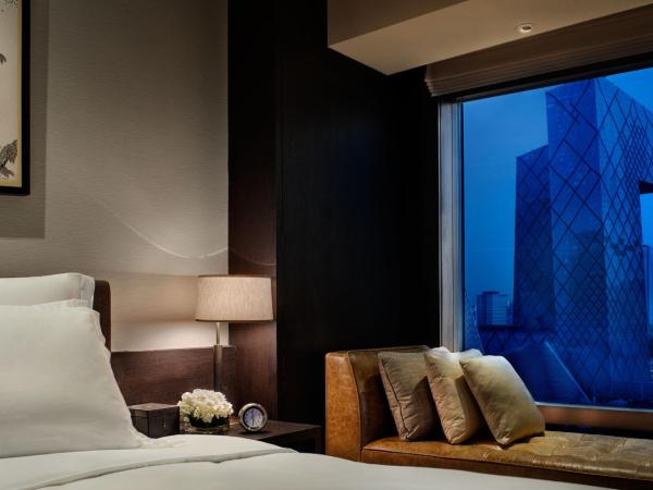 Rosewood Beijing : photo 4 de la chambre hébergement lit king-size club premier (goûter + boisson sans alcool)