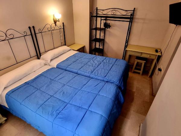 Hostal El Olivo : photo 2 de la chambre chambre lits jumeaux avec salle de bains privative