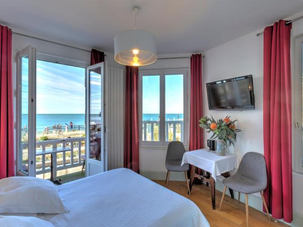 Hotel Le Rayon Vert : photo 3 de la chambre chambre double avec baignoire - vue sur mer