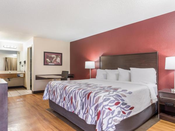 Red Roof Inn Albuquerque - Midtown : photo 1 de la chambre chambre lit king-size supérieure - non-fumeurs