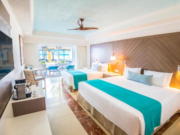 Wyndham Alltra Cancun All Inclusive Resort : photo 2 de la chambre suite junior 2 lits doubles - accès direct à la plage 
