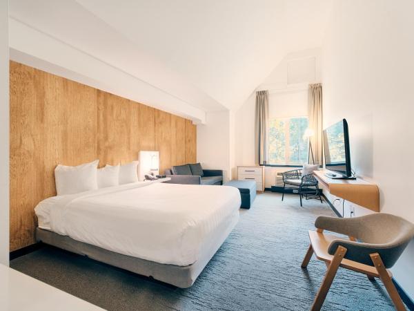 Aava Whistler Hotel : photo 1 de la chambre chambre lit queen-size deluxe avec canapé-lit