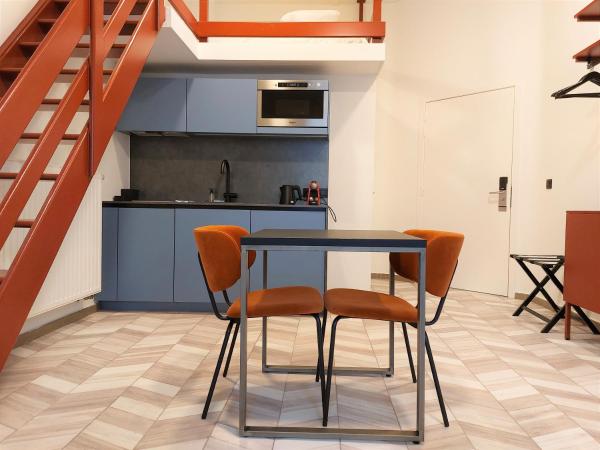 ROXI Residence Gent : photo 4 de la chambre chambre double avec mezzanine