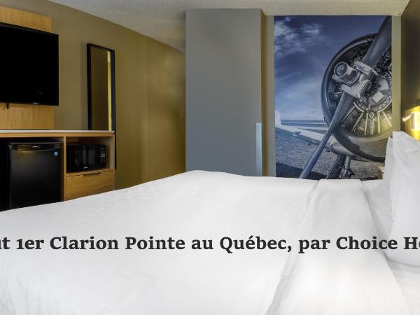 Clarion Pointe Quebec Airport : photo 1 de la chambre chambre lit king-size standard - non-fumeurs