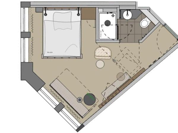 Cocoon Salzburg : photo 7 de la chambre chambre double deluxe (spacieuse)