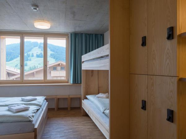 Gstaad Saanenland Youth Hostel : photo 4 de la chambre chambre quadruple avec douche