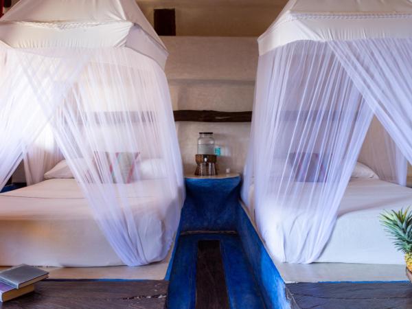 La Posada del Sol Boutique Hotel Tulum : photo 2 de la chambre chambre avec 2 lits doubles - vue partielle sur océan