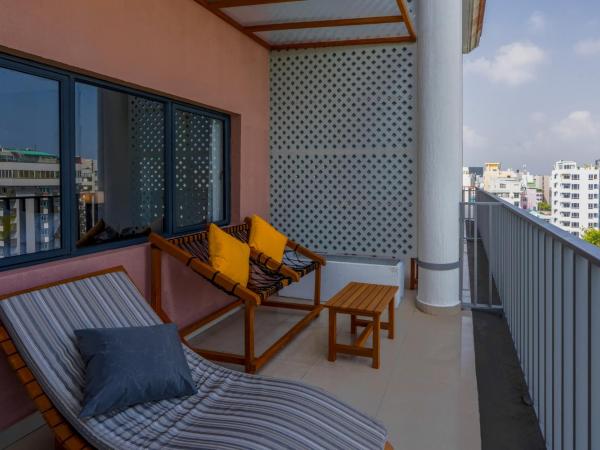 Manhattan Business Hotel, Male : photo 4 de la chambre chambre deluxe (navette aéroport aller-retour gratuite et 10 % de réduction sur la nourriture et les boissons)