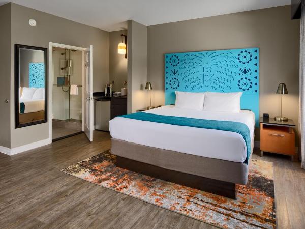 Hotel Indigo San Antonio Riverwalk, an IHG Hotel : photo 1 de la chambre chambre lit king-size standard avec vue sur cour