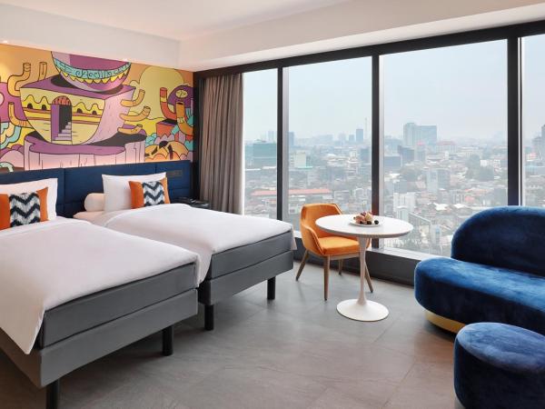 ibis Styles Jakarta Tanah Abang : photo 2 de la chambre chambre lits jumeaux deluxe