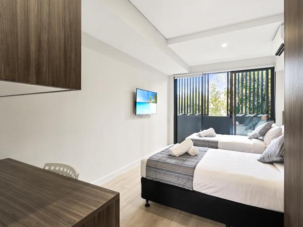 Coogee Studio Apartments : photo 5 de la chambre studio - lits jumeaux