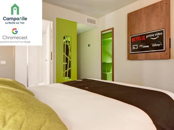 Campanile La Roche Sur Yon Centre Gare : photo 1 de la chambre chambre double