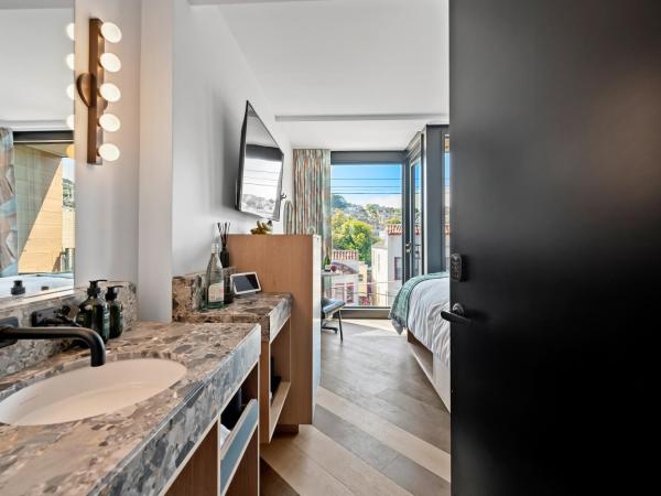 The Hotel Castro San Francisco : photo 6 de la chambre studio lit king-size deluxe (enregistrement autonome avec réception virtuelle)