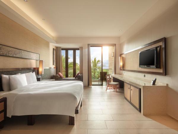 Wanda Realm Resort Sanya Haitang Bay : photo 4 de la chambre chambre lit king-size de luxe - vue sur océan