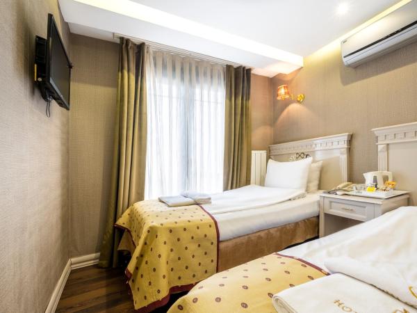 Golden Gate Hotel Topkapı : photo 5 de la chambre chambre lits jumeaux - vue sur ville