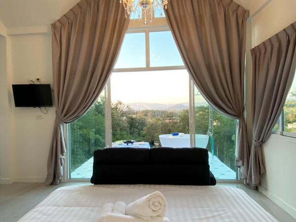 La Maison Blanche Chiang Rai Resort : photo 1 de la chambre chambre double - vue sur montagne