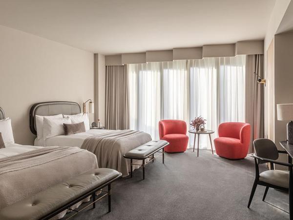 The Stratford Hotel London : photo 1 de la chambre chambre double avec 2 lits doubles